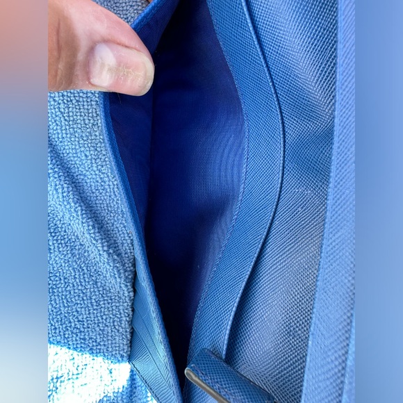 Blue Prada Bifold Wallet - Picture 12 of 16